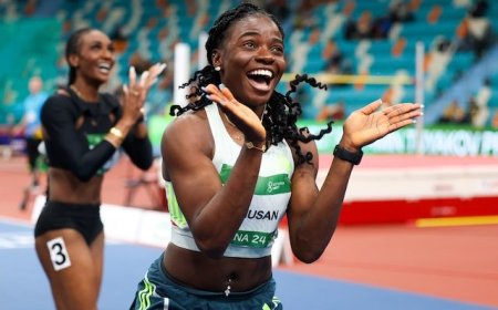 Tobi Amusan qualifies for 100m hurdles semis in 2024 Olympics