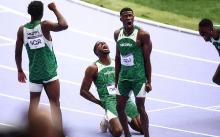 ICYMI: Team Nigeria’s men disqualified from Olympics 4x400m relay