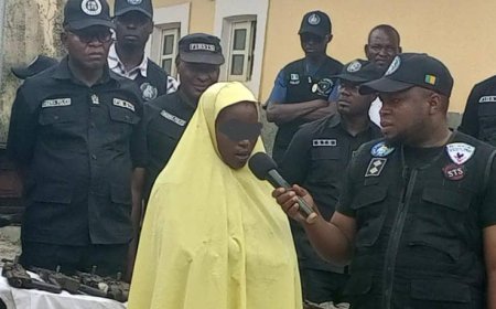 Woman arrested with AK-47 hidden in garri sack