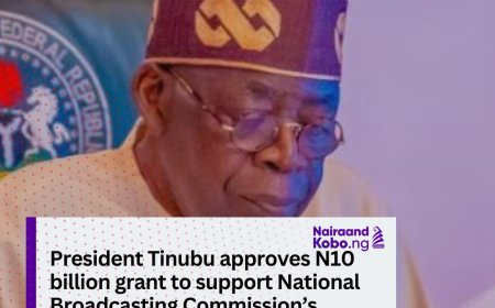 President Tinubu approves N10 billion grant to support National Broadcasting Commission’s switch to digital broadcasting