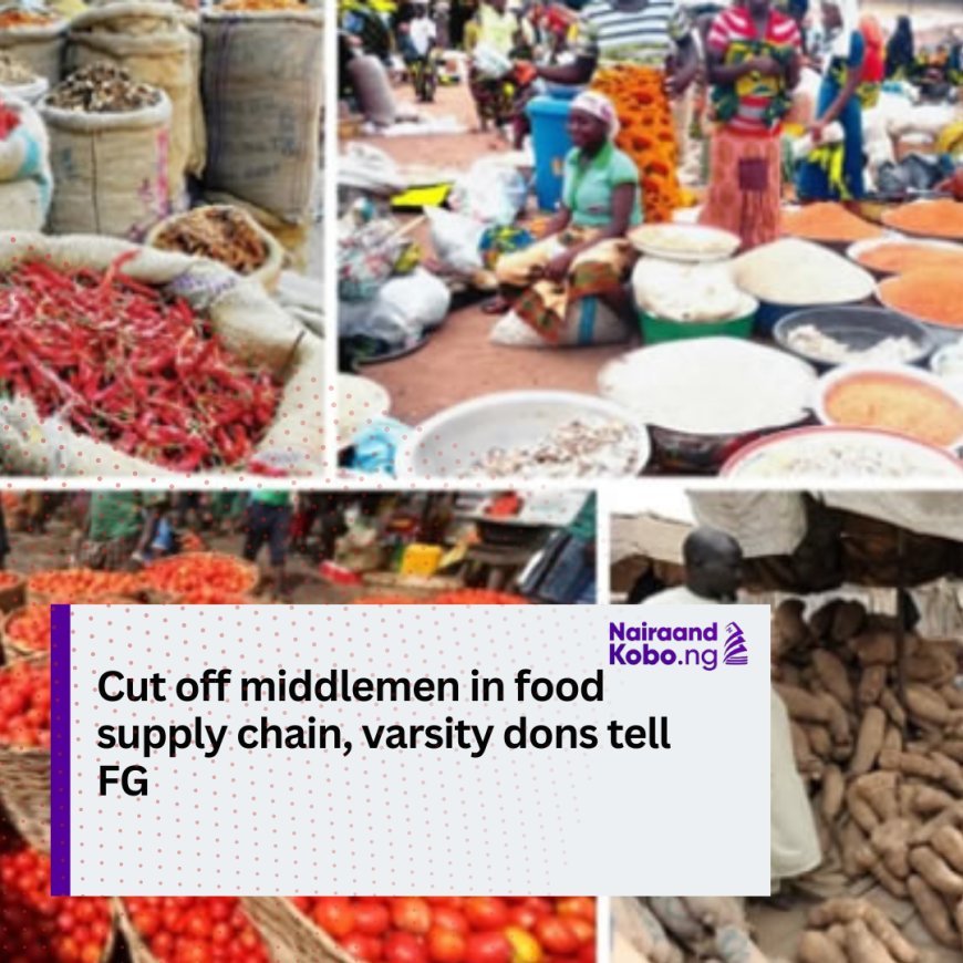 Cut off middlemen in food supply chain, varsity dons tell FG