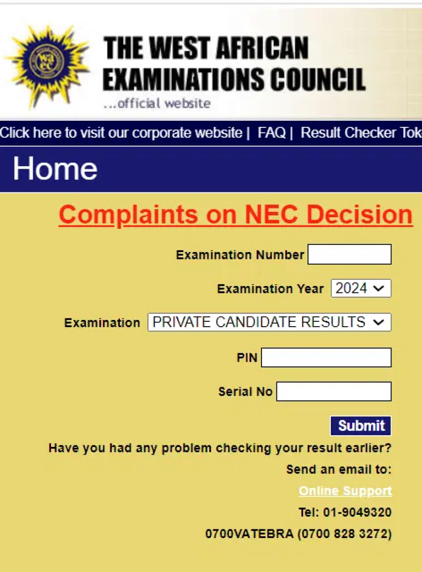 How to check your 2024 WAEC result