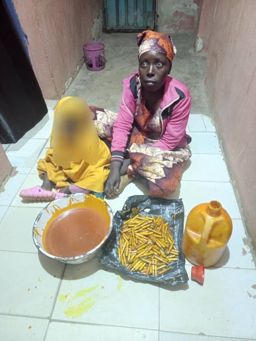 Police arrest Nasarawa woman for smuggling anti-craft ammunition in palm oil