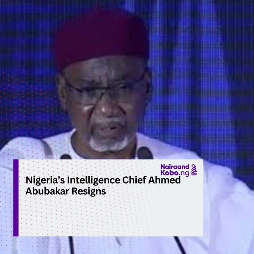 Nigeria’s Intelligence Chief Ahmed Abubakar Resigns