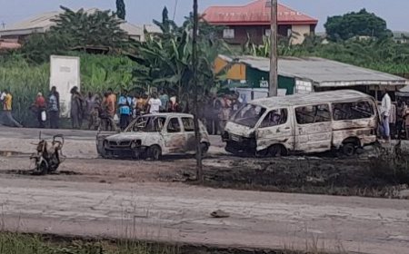 Commuters stranded as petrol tanker explodes in Ibadan