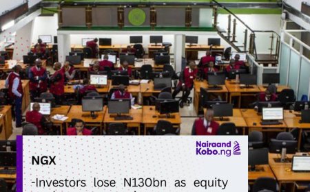 Investors lose N130bn as equity market reverses gains