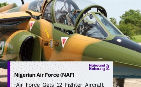 Air Force Gets 12 Fighter Aircraft Against Insecurity