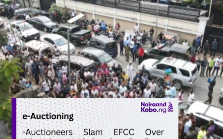 e-Auctioning: Auctioneers Slam EFCC Over Alleged Underhand Dealings, Favouritism