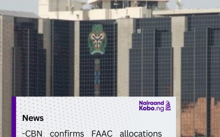 CBN confirms FAAC allocations impacting exchange rate stability