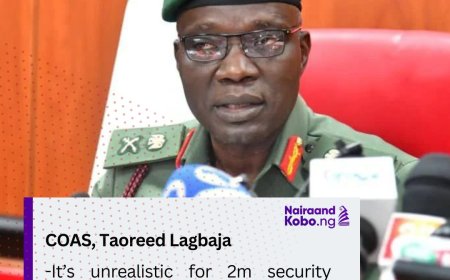 Lagbaja: It’s unrealistic for 2m security personnel to protect over 200m Nigerians