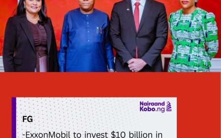 ExxonMobil to invest $10 billion in Nigeria’s offshore oil operations — FG