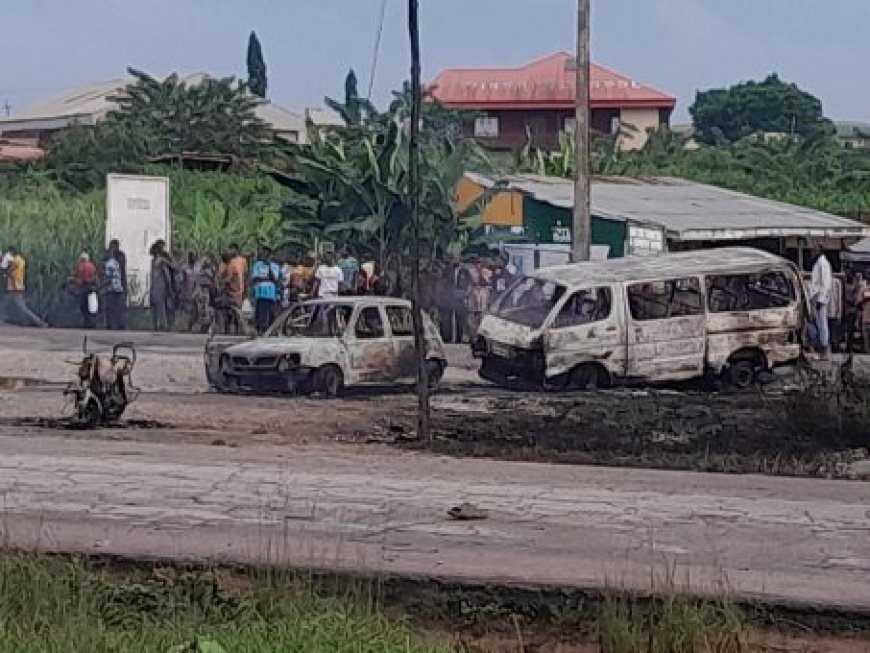 Commuters stranded as petrol tanker explodes in Ibadan