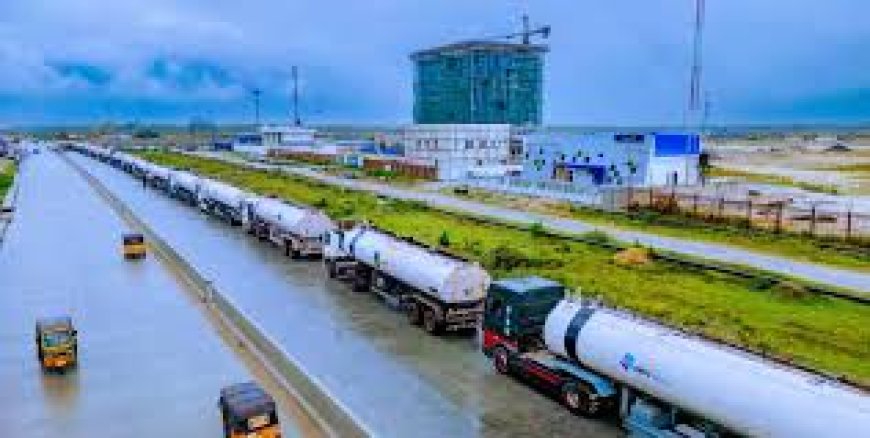 NNPC trucks storm Dangote Refinery to commence lifting of petrol