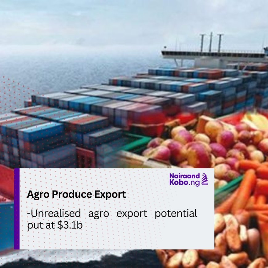 Unrealised agro export potential put at $3.1b