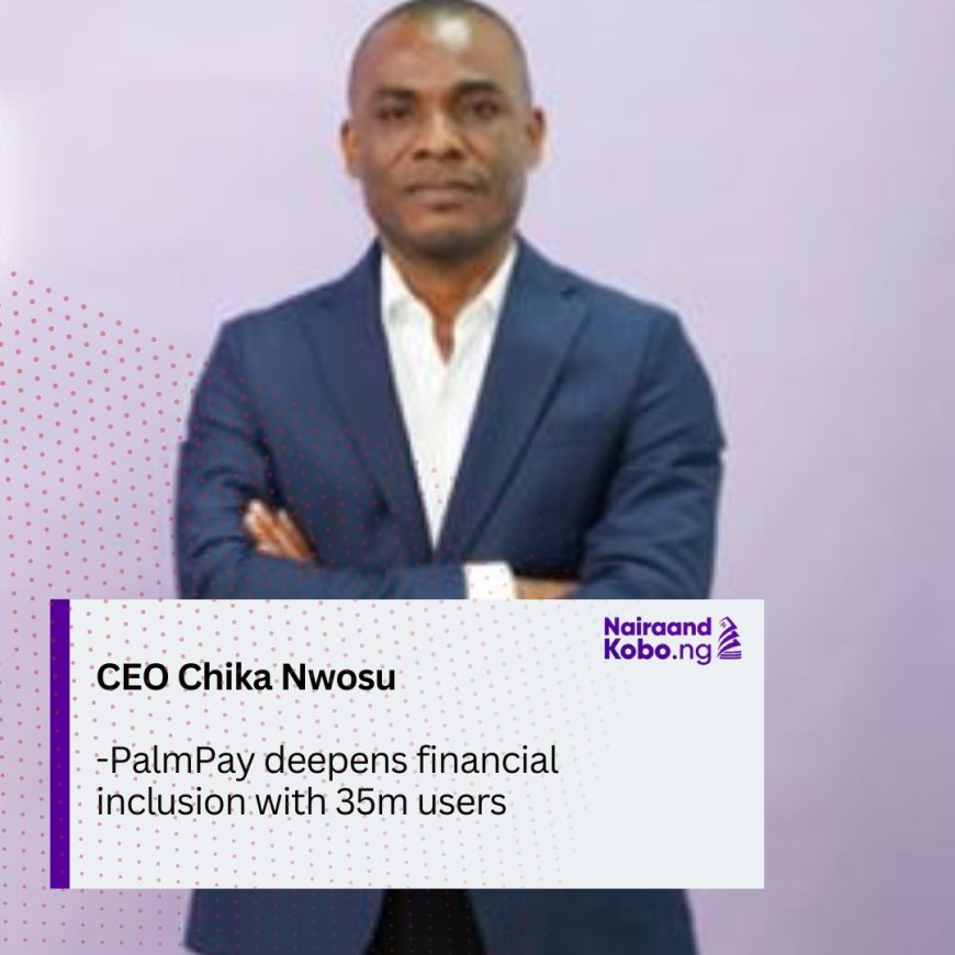 PalmPay deepens financial inclusion with 35m users