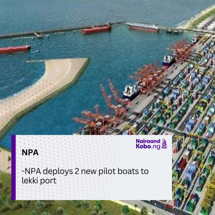 NPA Deploys 2 New Pilot Boats To Lekki Port