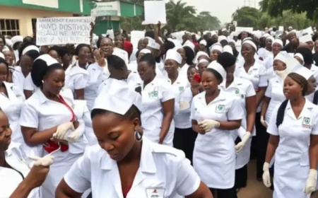 Patients Stranded As Nurses, Midwives’ Strike Hits Hospitals Nationwide