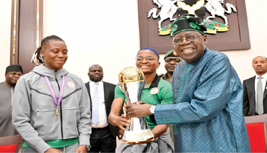 Tinubu, govs splash N4.95bn cash, houses on Falcons