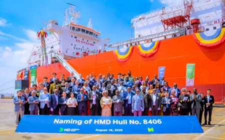 Nigeria launches 40,000 cbm LPG vessel to boost clean energy