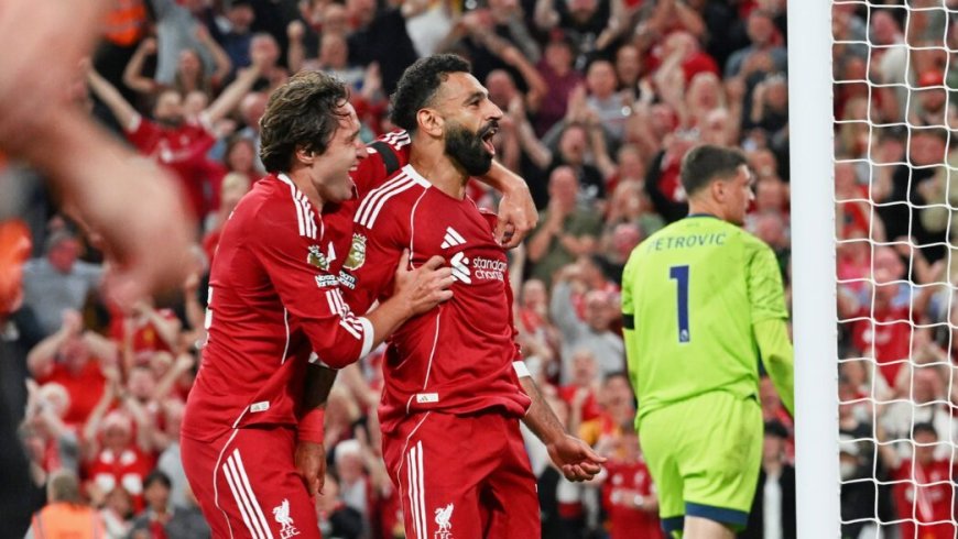 Liverpool survive late scare to defeat Bournemouth in six-goal EPL opener