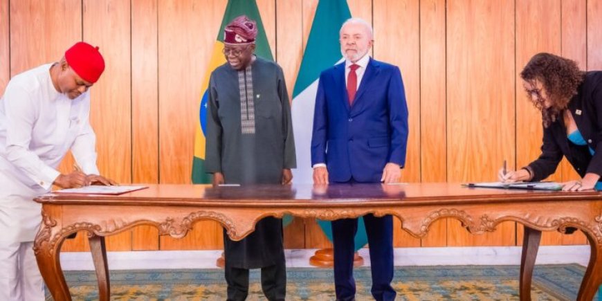 Tinubu secures Petrobras’ return, signs Nigeria–Brazil agreements to boost trade, energy
