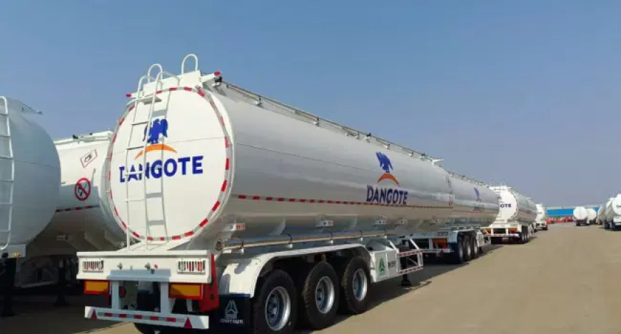 Dangote Refinery deploys CNG trucks to distribute petrol at N850 per litre