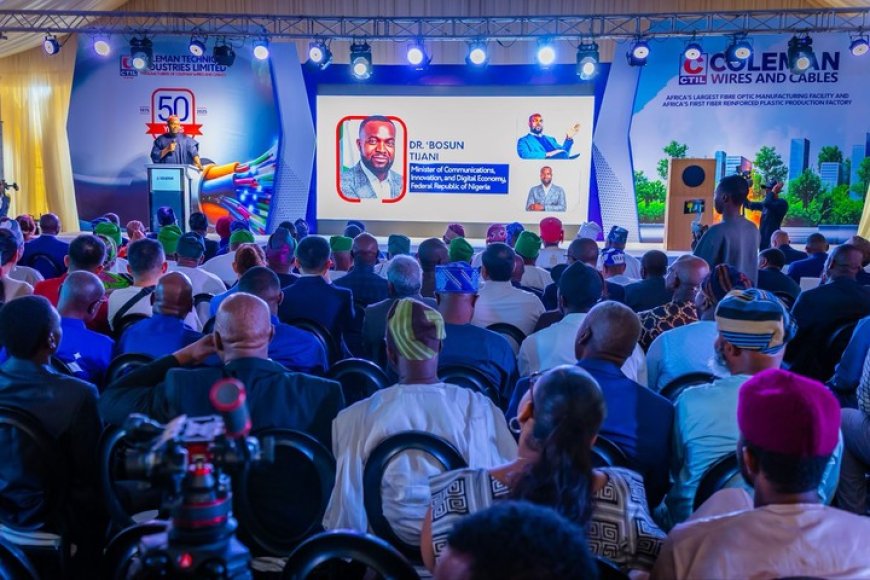 Coleman Wires Launches Africa's Largest Fibre Optic Factory In Nigeria