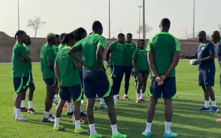 Super Eagles’ Camp Buzzes Ahead Of World Cup Playoffs