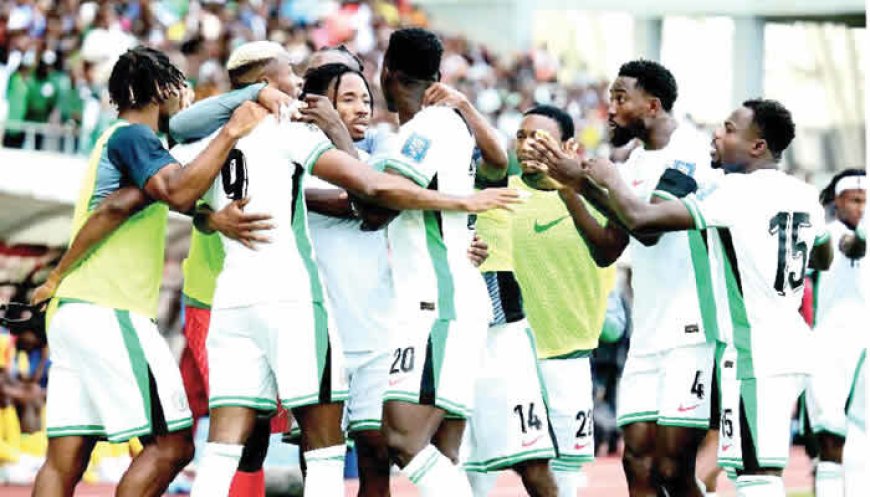 Super Eagles Keep World Cup Dream Alive, Thrash Gabon 4-1