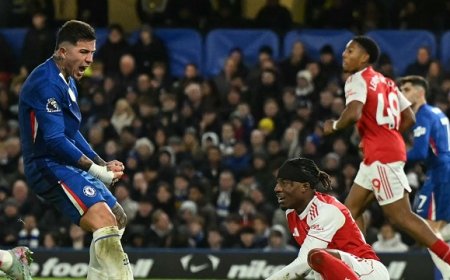 Arsenal Battle Hard To Rescue Point From Resilient 10-Man Chelsea