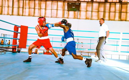 African Youth Games: Nigeria’s Olalekan Storms Into 50kg Boxing Semifinals